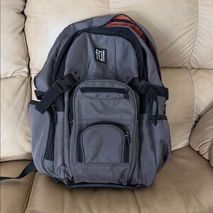 ful Gray Men's Backpack with Multiple Compartments